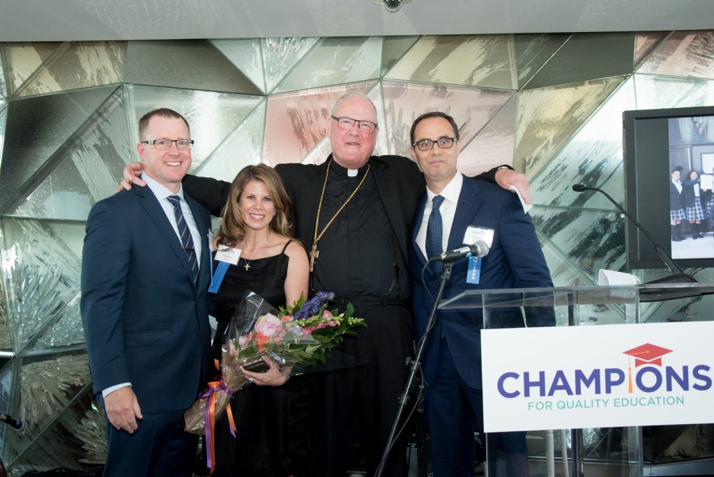 Committee Co-Chairs Thomas O’Halloran, Andrea Baker, Timothy Dempsey, and His Eminence, Timothy Michael Cardinal DolanCommittee Co-Chairs Thomas O’Halloran, Andrea Baker, Timothy Dempsey, and His Eminence, Timothy Michael Cardinal Dolan